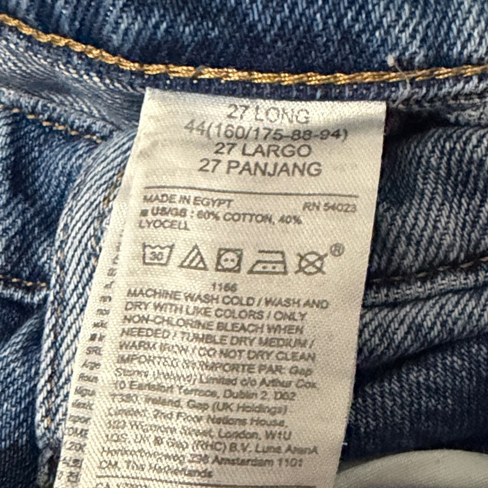 Banana Republic Women's High Rise Barrel Fit Jeans Size 27 - Picture 6 of 10